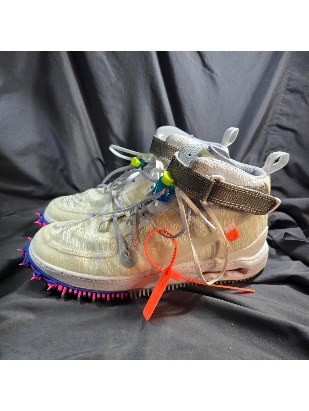 Nike x Off-White Air Force 1 Mid SP White Shoes (DO6290-100) Authenticated sz 11